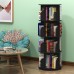 360° Rotating Stackable Shelves Bookshelf Organizer - Black